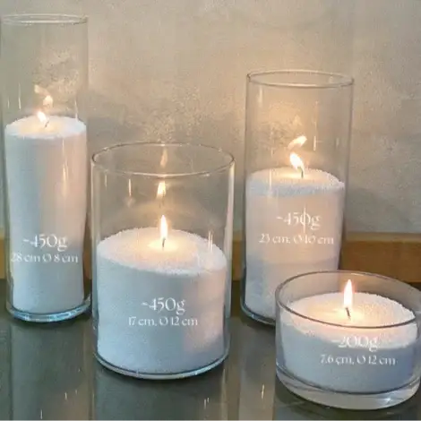 3 kg Kerzenpuder für DIY & Refill – inkl. 80 Dochte