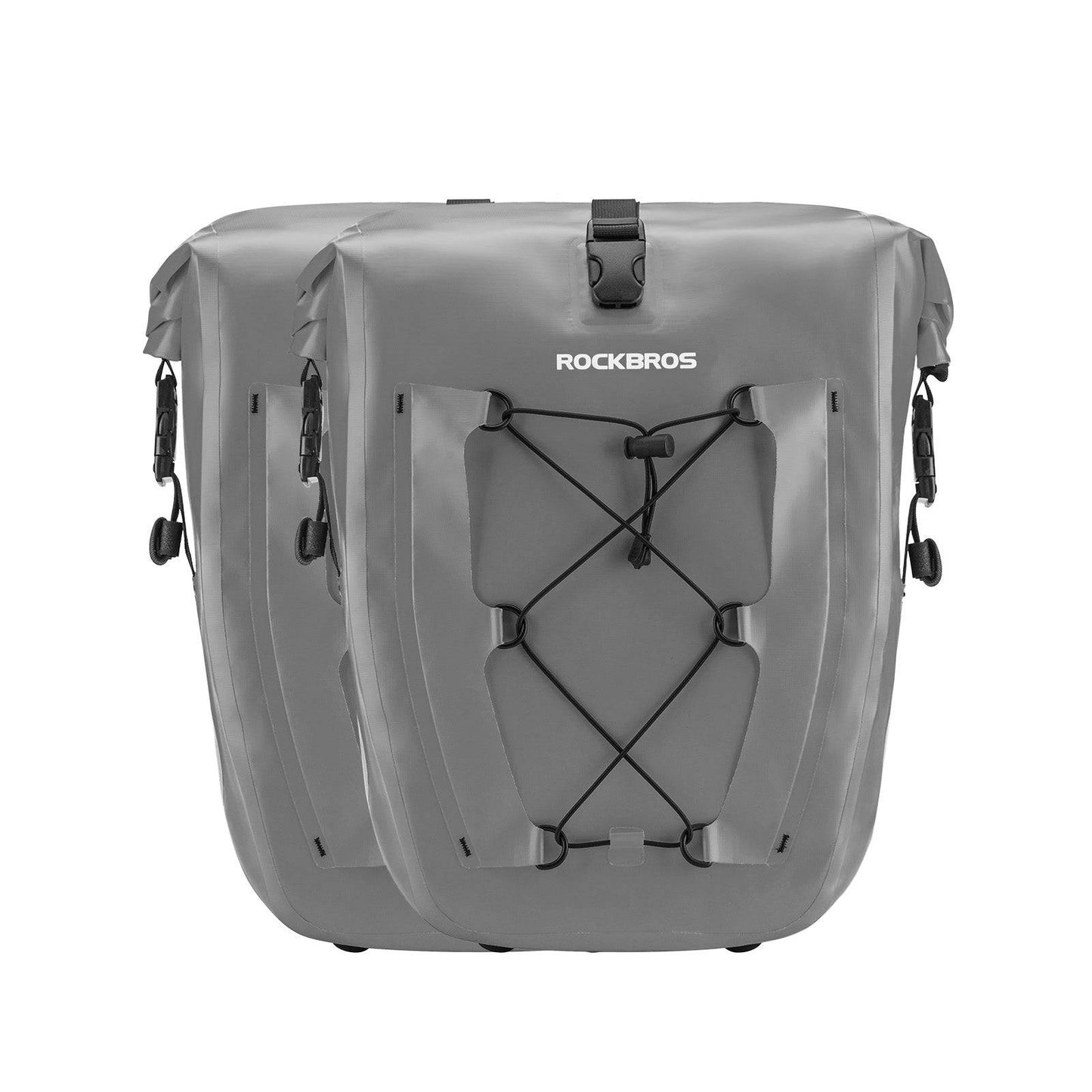 ROCKBROS Gepäckträgertasche 25L-32L 100 % wasserdicht mit Tragegriff