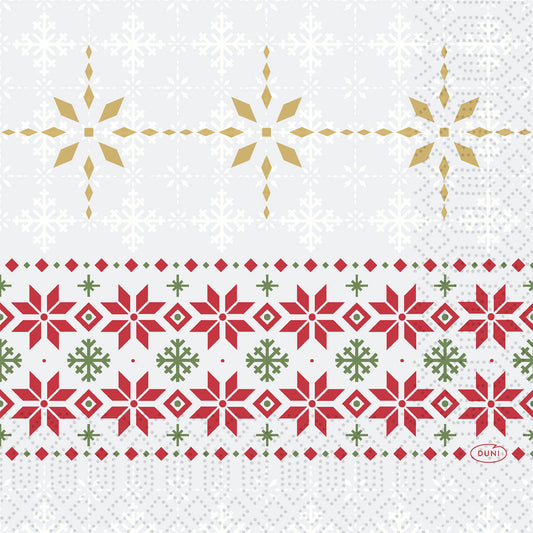 Servietten 33x33 3-lagig 1/4 Tradition | Packung (250 Stück)