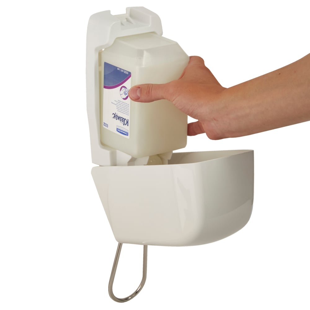 Aquarius™ Dispenser for Washing Lotions - Cassette / White / 1 Ltr