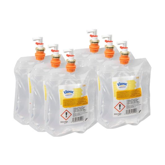 Auslaufartikel: Kleenex® Duft Energy - Nachfüllpack / Transparent /300 ml - 6 Cassettes | Karton (6 Flaschen)