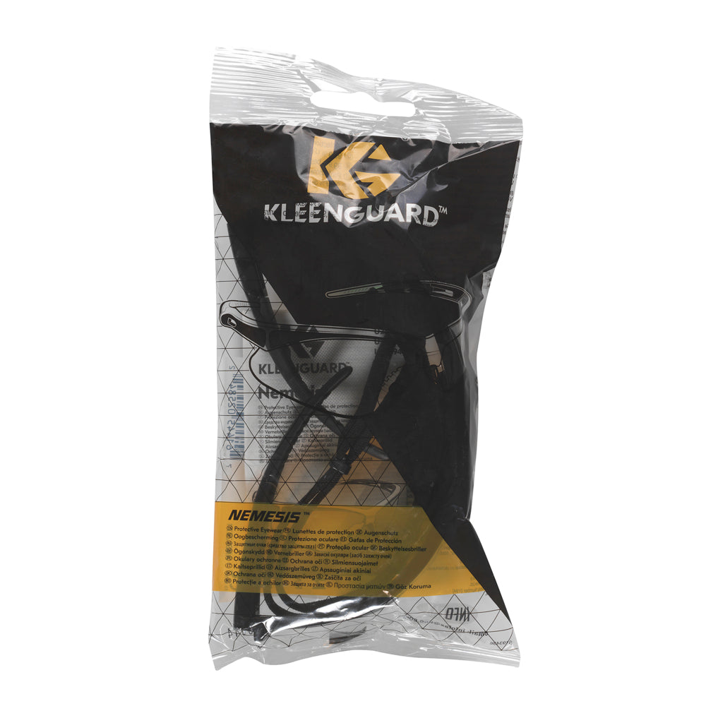 Auslaufartikel: KleenGuard® V30 Nemesis™ Schutzbrille - IRUV 3.0 Sichtscheiben / Grün - 1 Carton  x 12 Glasses | Karton (1 Box)