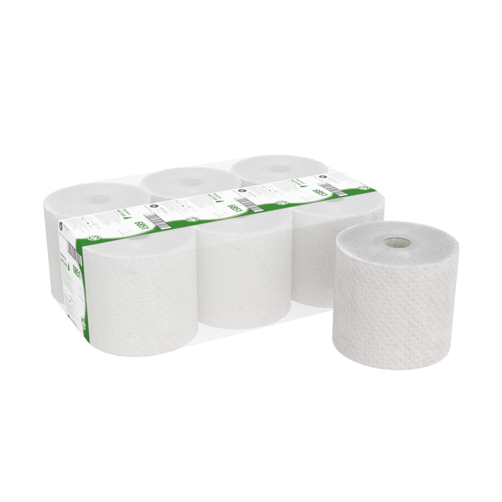 Hostess™ NATURA Rollenhandtücher - Rolle / Natur - 6 Rolls  x 1 Sheet | Karton (6 Rollen)