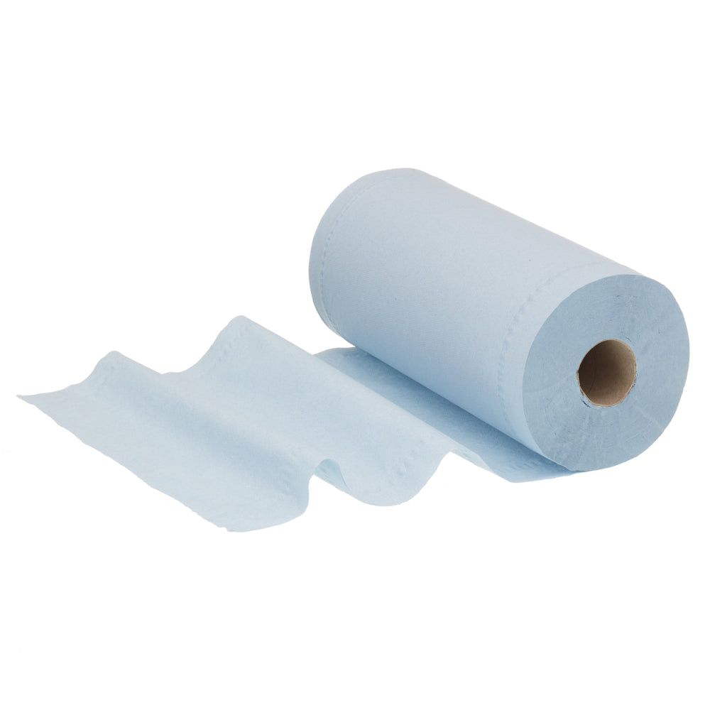 WypAll® L20 EXTRA+ Wischtücher - Kleinrollen / Blau /2-lagig - 24 Rolls  x 140 Sheets | Karton (24 Rollen)