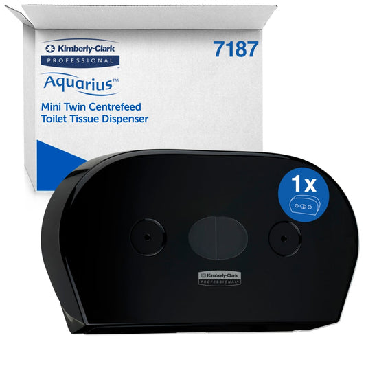 Kimberly-Clark Professional™ Toilet Tissue Spender - Zentralentnahme  / Schwarz /Jumbo -