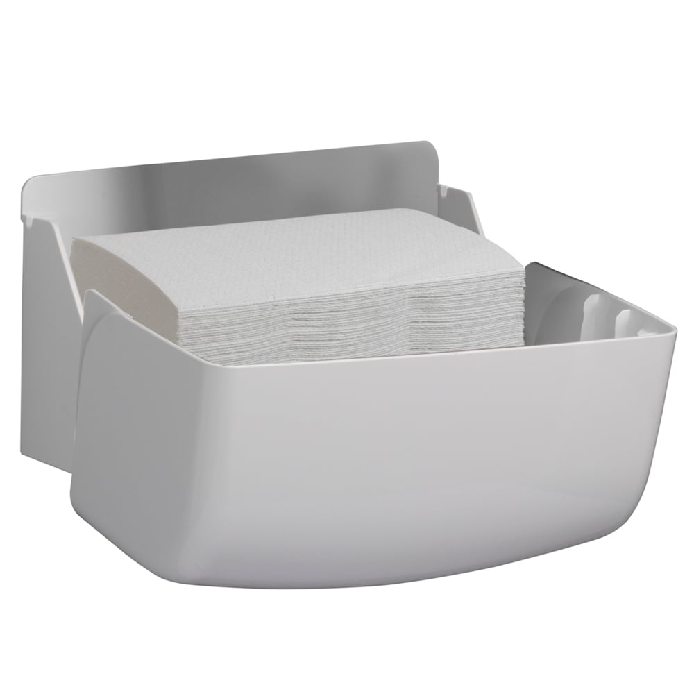 Aquarius™ Spender für gefaltete Handtücher - MultiFold / Weiß /Klein - 1 Dispenser | Karton (1 Spender)