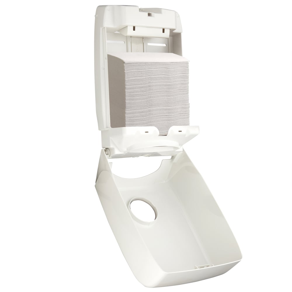 Aquarius™ Dispenser for Folded Towels - Interfold / White - 1 Dispenser | Carton (1 Dispenser)