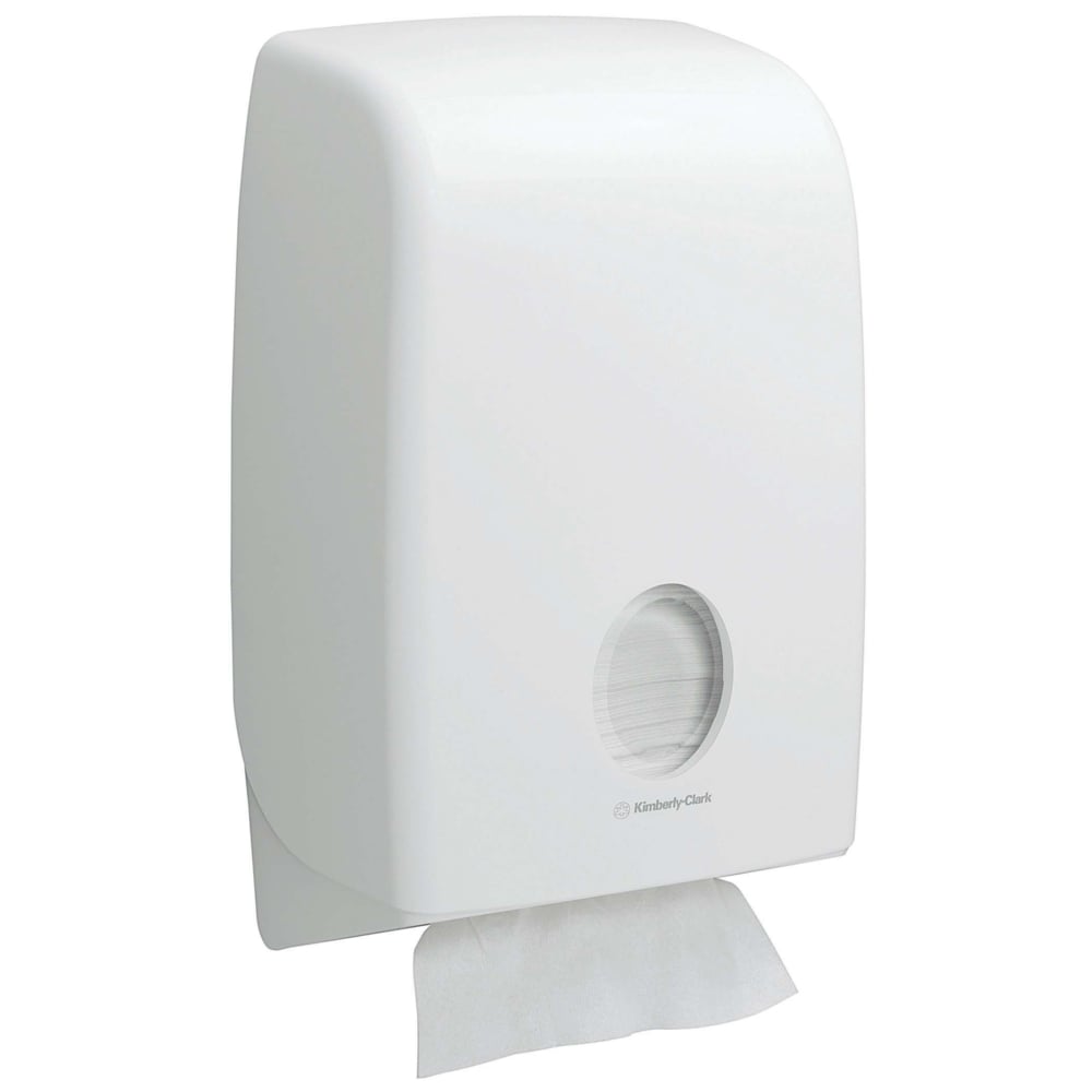 Aquarius™ Dispenser for Folded Towels - Interfold / White - 1 Dispenser | Carton (1 Dispenser)