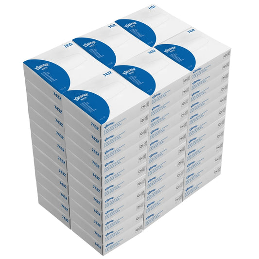 Auslaufartikel: Kleenex® Wischtücher - Interfold / Weiß - 66 Cartons x 80 Sheets | Karton (66 Boxen)