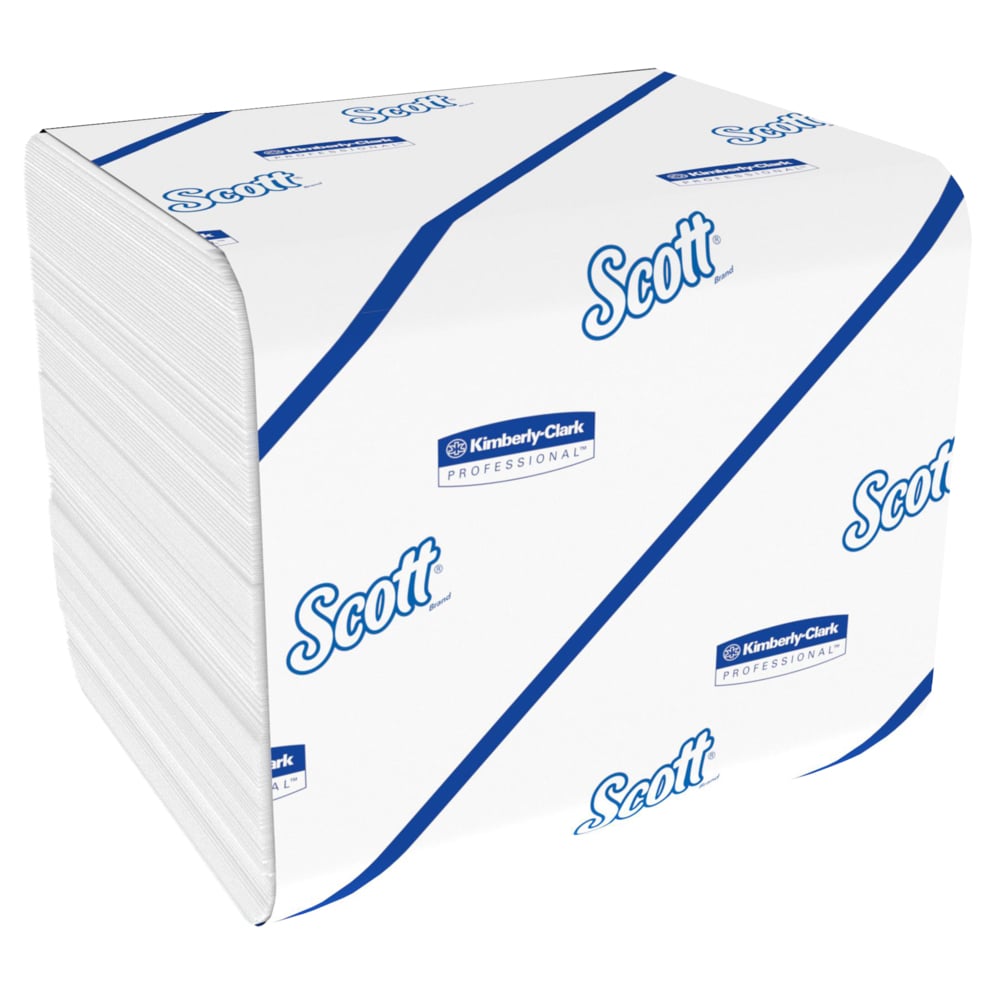 Scott® Control™ Toilettenpapier - Einzelblattsytem / Weiß - 36 Packs  x 250 Toilet Tissue Sheets | Karton (36 Päckchen)