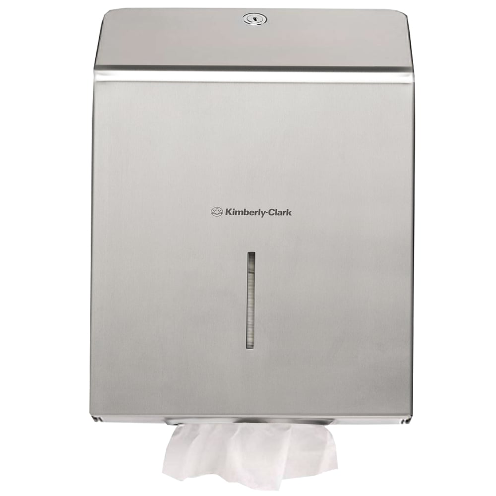 Kimberly-Clark Professional™ Handtuchspender - Edelstahl - 1 Dispenser | Karton (1 Spender)