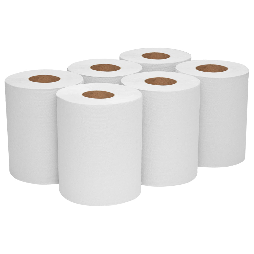 WypAll® L10 Papierwischtuch für die Reinigung im Service & Einzelhandel - Zentralentnahme  / Weiß - 6 Rolls  x 390 Sheets | Karton (6 Rollen)