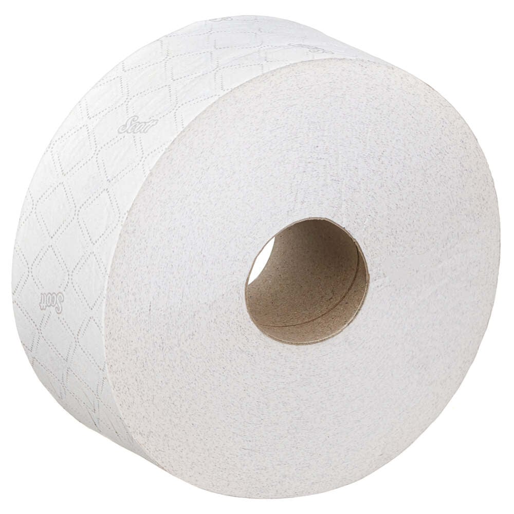 Scott® ESSENTIAL™ Toilettenpapier - Jumbo / Weiß - 6 Rolls  x 1053 Toilet Tissue Sheets | Karton (6 Rollen)