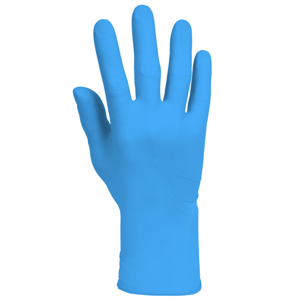 Auslaufartikel: KleenGuard® G10 Blaue Nitril-Handschuhe - 24 cm, beidhändig tragbar / Blau /XS - 10 Dispenser Boxes  x 100 Gloves | Karton (10 Spenderboxen)