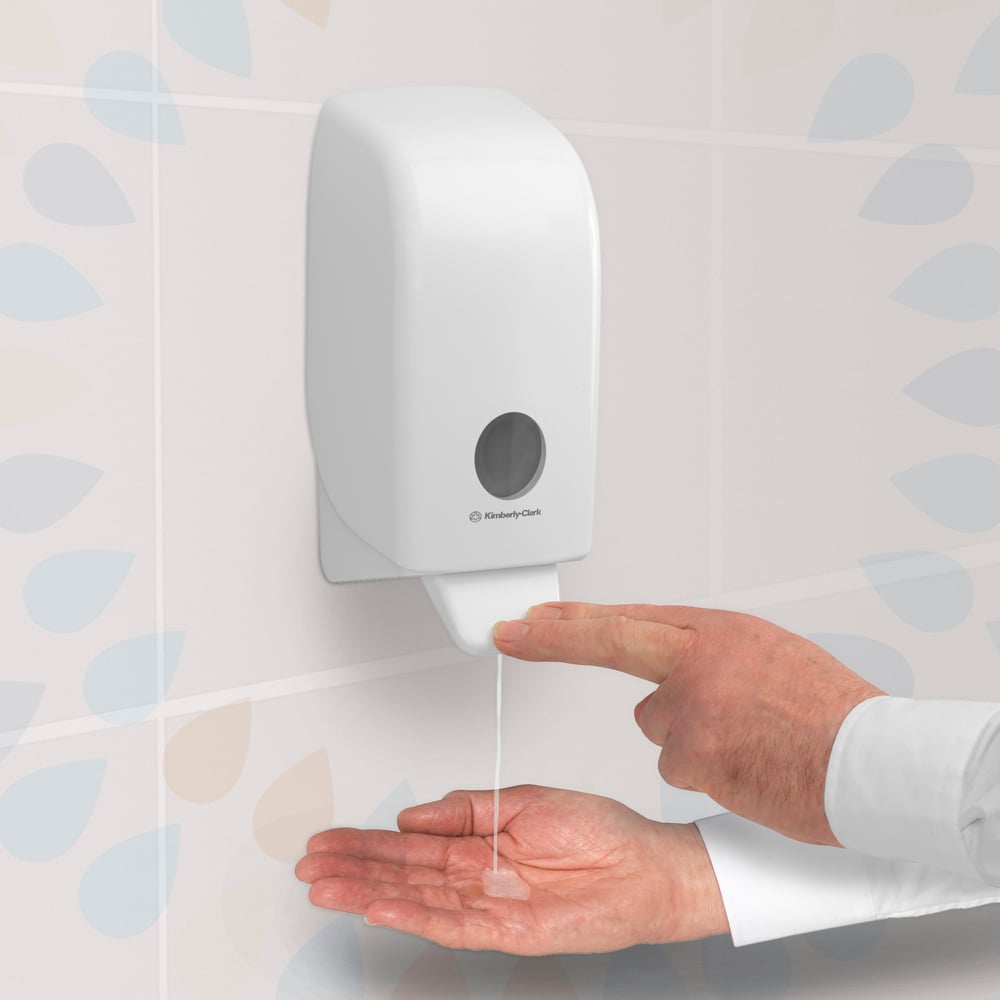 Kleenex® Extra Gel Händedesinfizieren - Kassette / Transparent /1 Ltr - 6 Cassettes | Karton (6 Kartuschen)