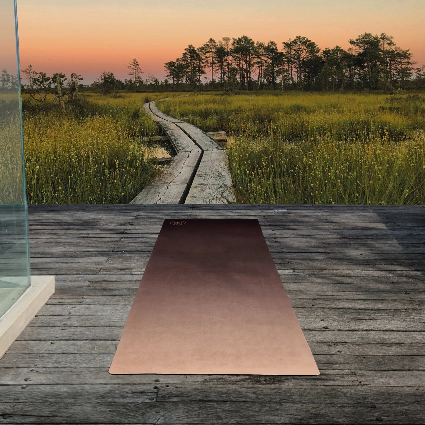 Sensual Flow Travel Yogamatte - Terracotta Blush