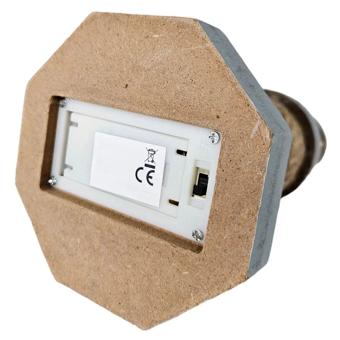 Leuchtturm beleuchtet Holz LED Deko Dekoration Maritim Anker Strand Meer H 24 cm