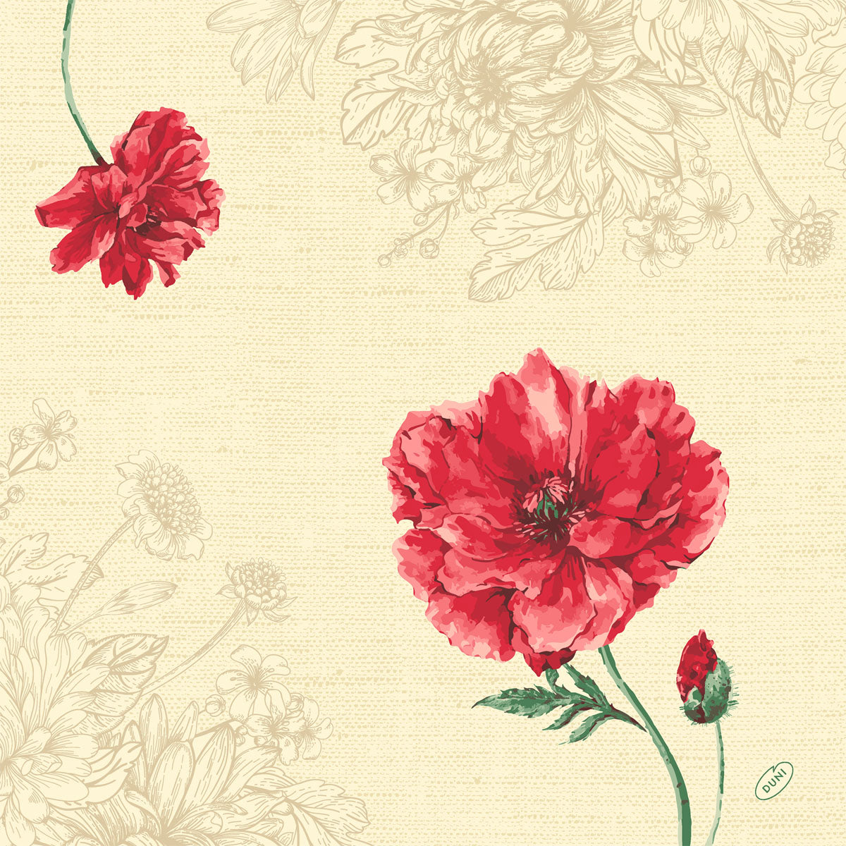 Dunisoft-Servietten 40 x 40 cm 1/4 Falz