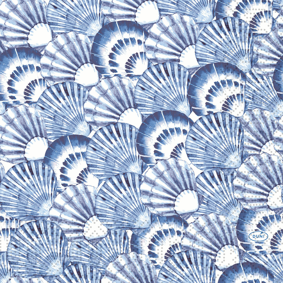 Zellt Servietten 33x33 cm, 3-lagig, Tide Design | Packung (250 Servietten)