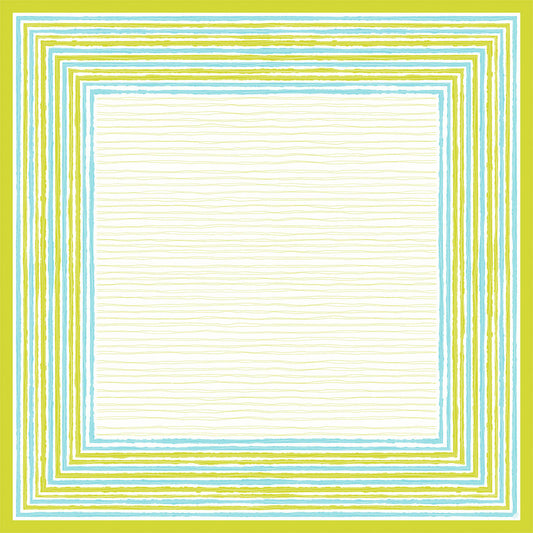Dunicel Mitteldecke 84x84 cm Elise Stripes - Hochwertige Tischdecke | Packung (100 Stück)