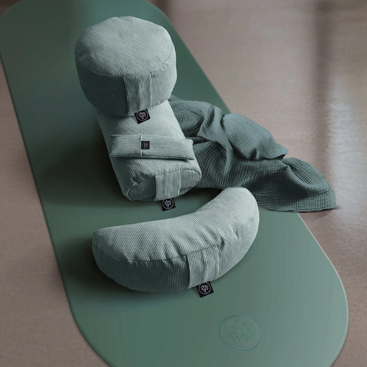 Design Yoga Bolster - Aqua Cord
