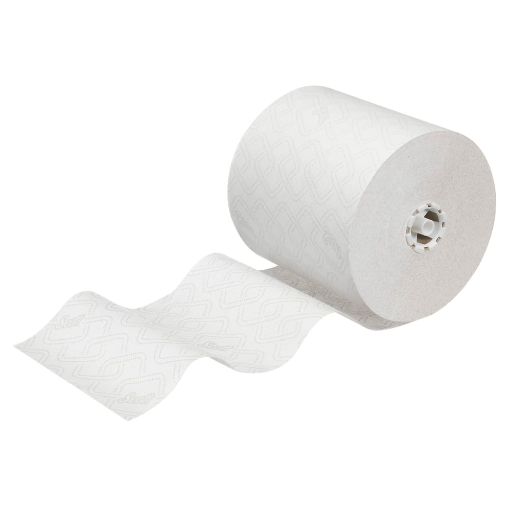 Scott® Essential™ Handtücher - Rolle / Weiß - 6 Rolls  x 1 Sheet | Karton (6 Rollen)