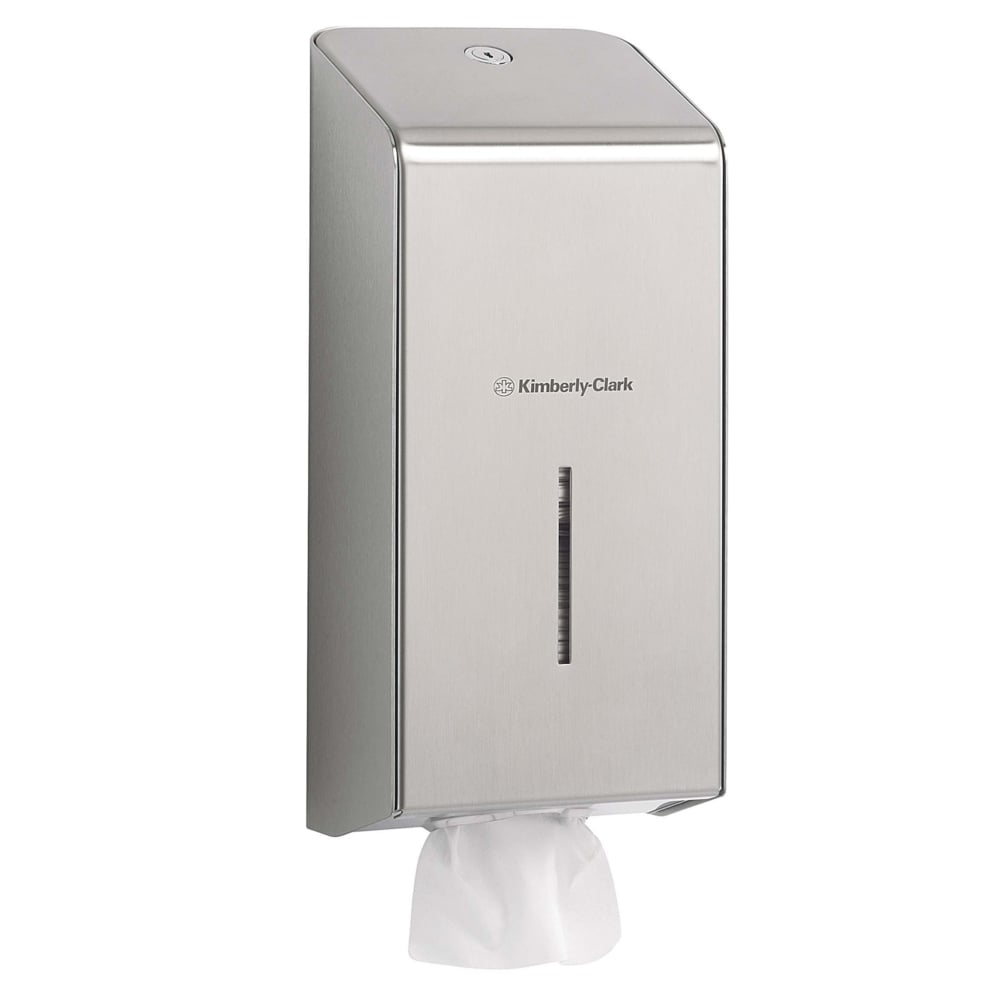 Kimberly-Clark Professional™ Toilet Tissue Spender - Edelstahl - 1 Dispenser | Karton (1 Spender)