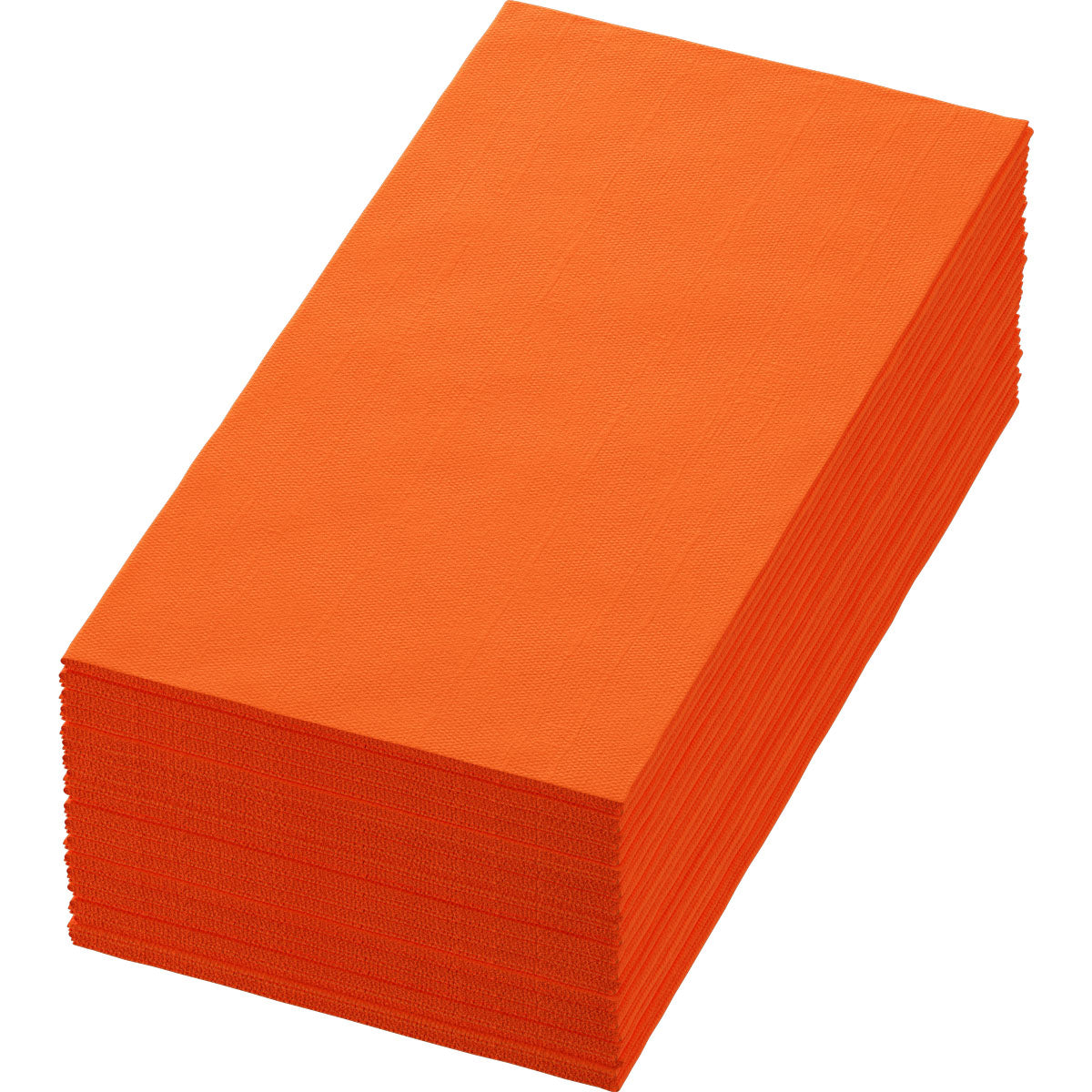 Zellt Servietten 40x40 cm, 3-lagig, 1/8 BF, Sonnenorange | Packung (250 Servietten)
