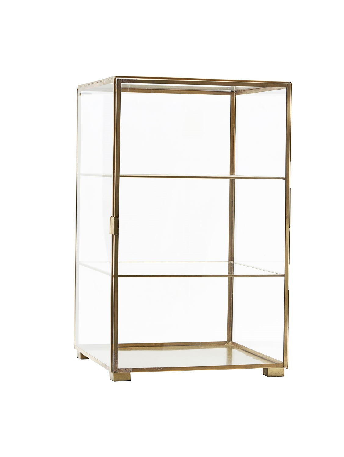Vitrinenschrank HDGlass Messing
