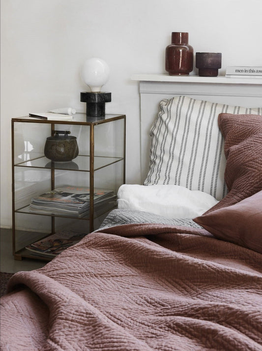 Vitrinenschrank HDGlass Messing