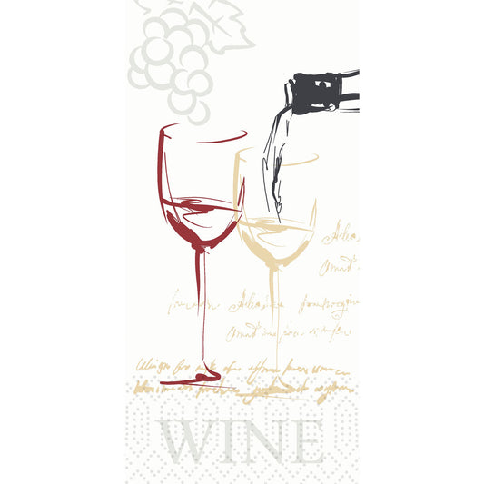 Auslaufartikel: Zellt.Serv.33x33 2lg. 1/8KF - Wein  | Packung (300 Servietten)