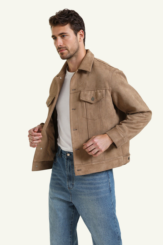 Button-Through Jacket with Pockets