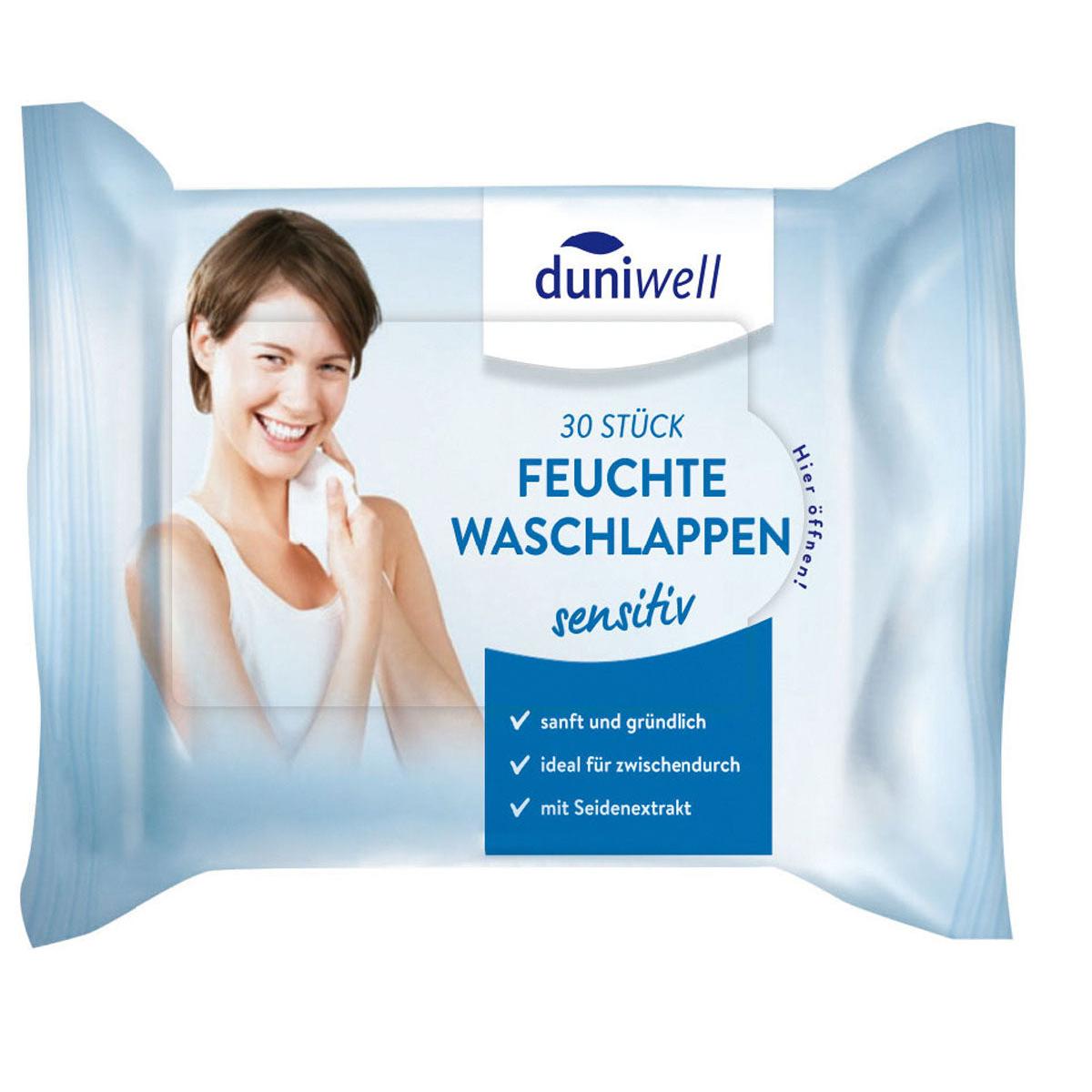 Feuchte Waschlappen, weiß - Ideal für die Hautpflege | Packung (30 Stück)