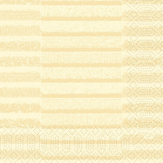 Zellt.-Servietten 33x33 cm, 3-lagig, cream | Packung (50 Servietten)