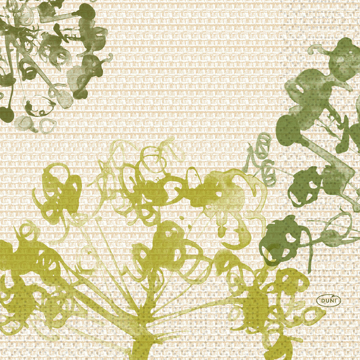 Zellt.-Serv. 33 3lg 1/4 Green Umbles  | Packung (250 Servietten)