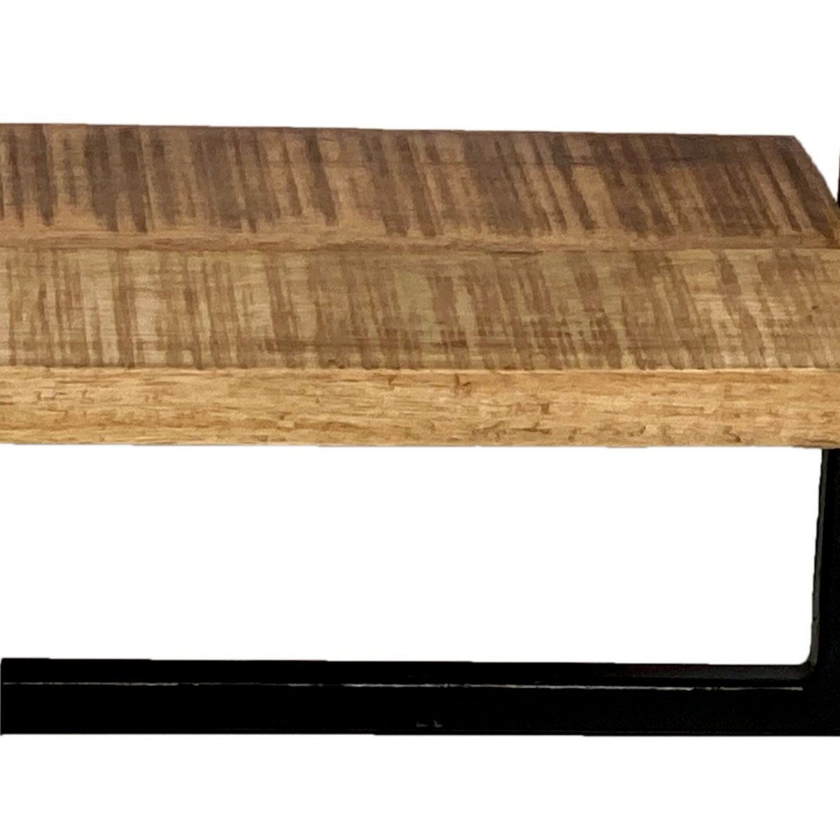 Hanging shelf - wall shelf - bookshelf 50x50x25 cm - Dock - metal frame black