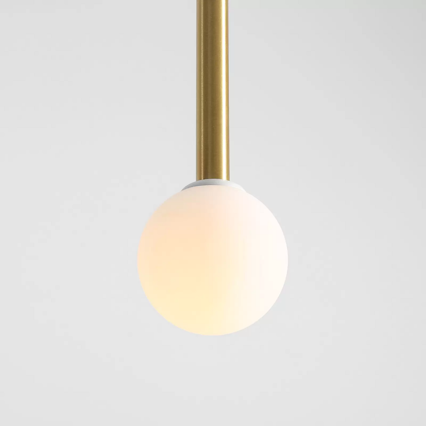 Hengilampi á lager 1098 E 3 perur hvítur messing hengilampi loftlampi loftljós