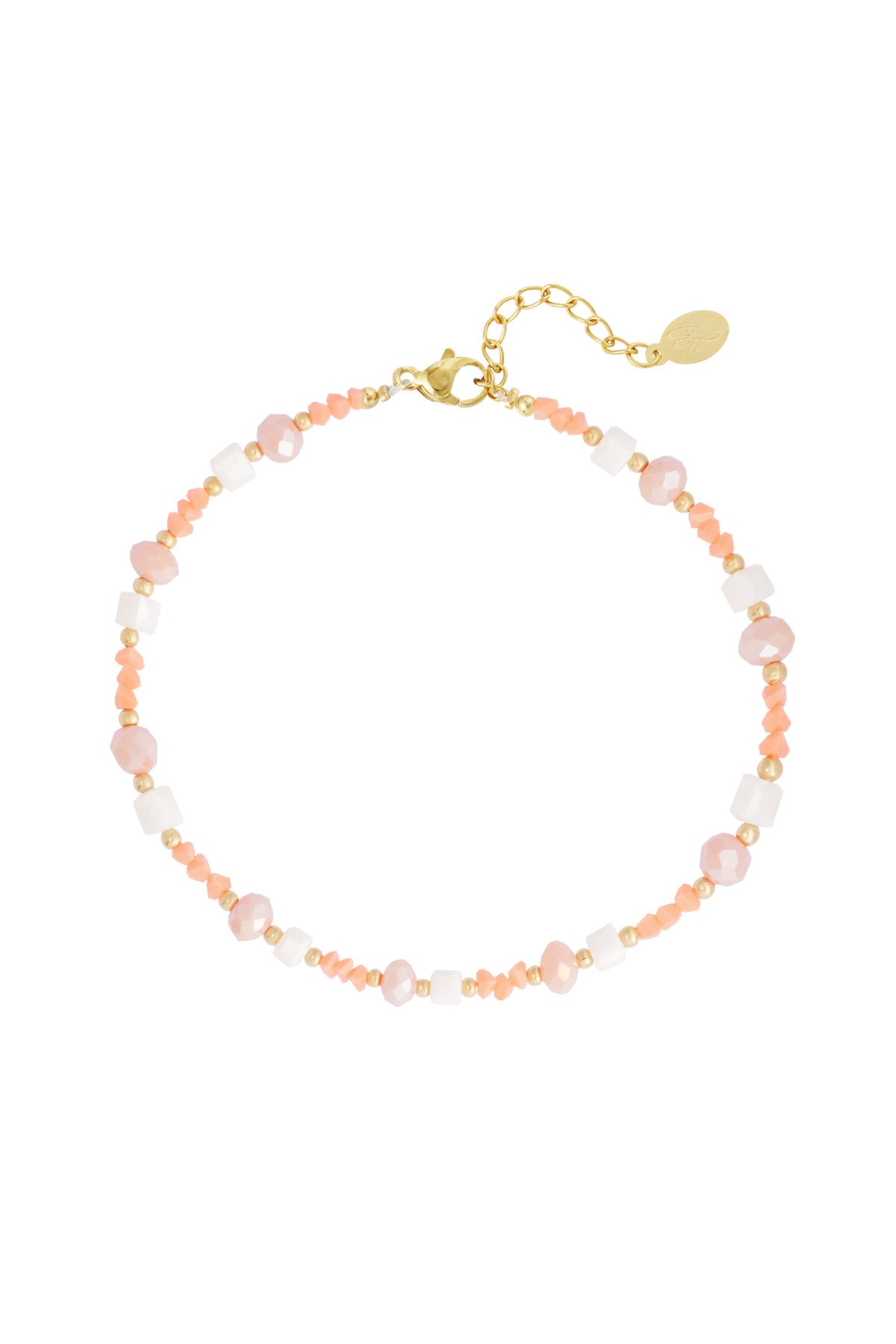 Fußkettchen mit Strand-Flair - Grün/Goldfarbe