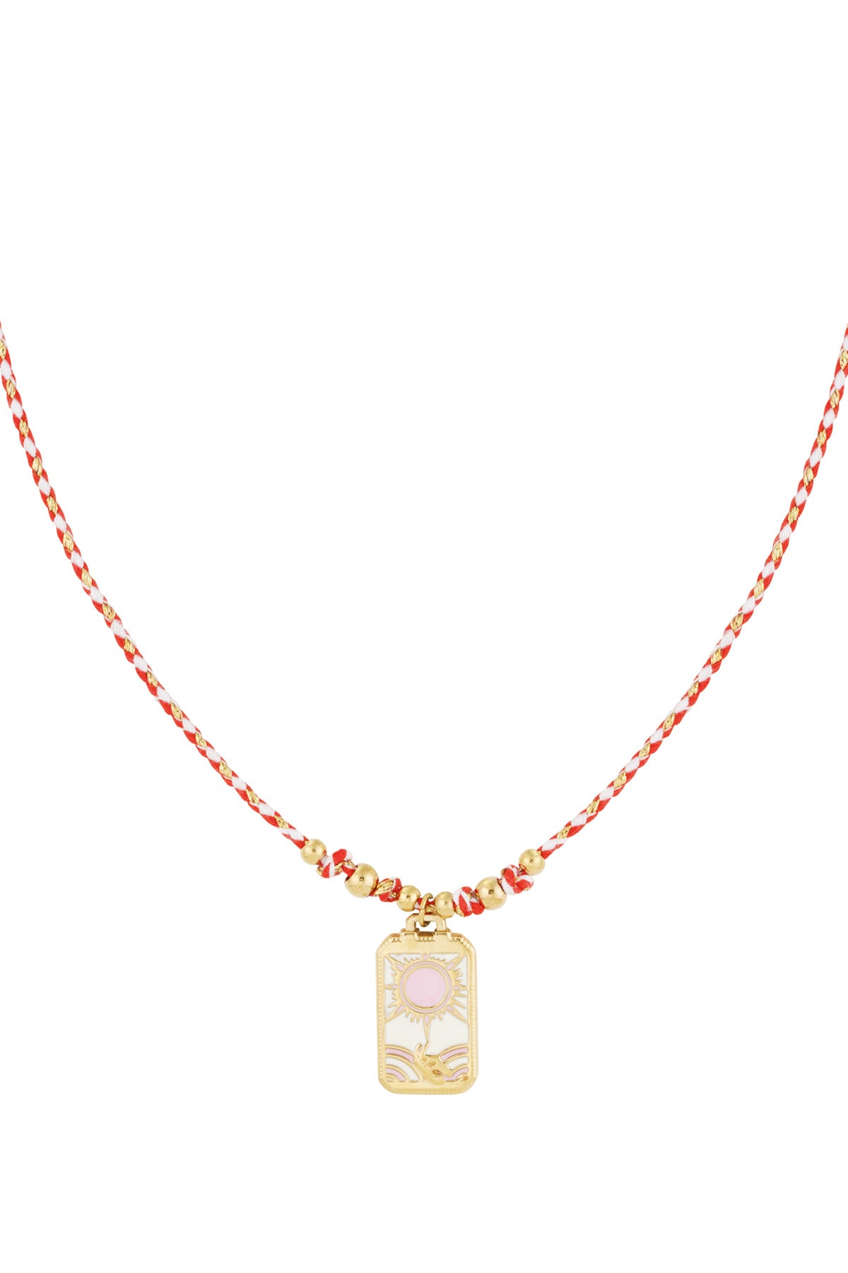 Flower Fiesta-Halskette – Goldfarben