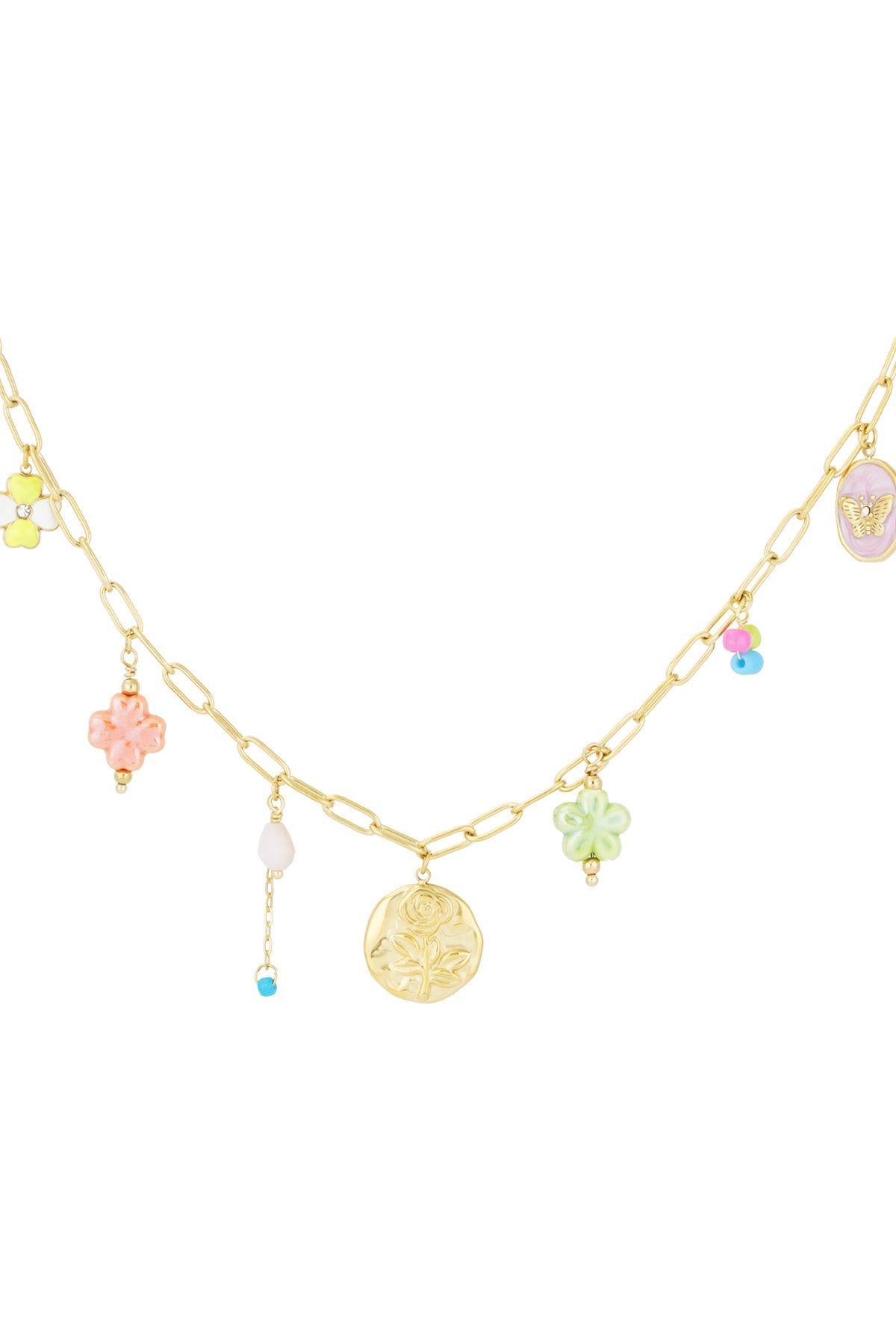 Charm-Halskette „Charmify Me“ – Goldfarben