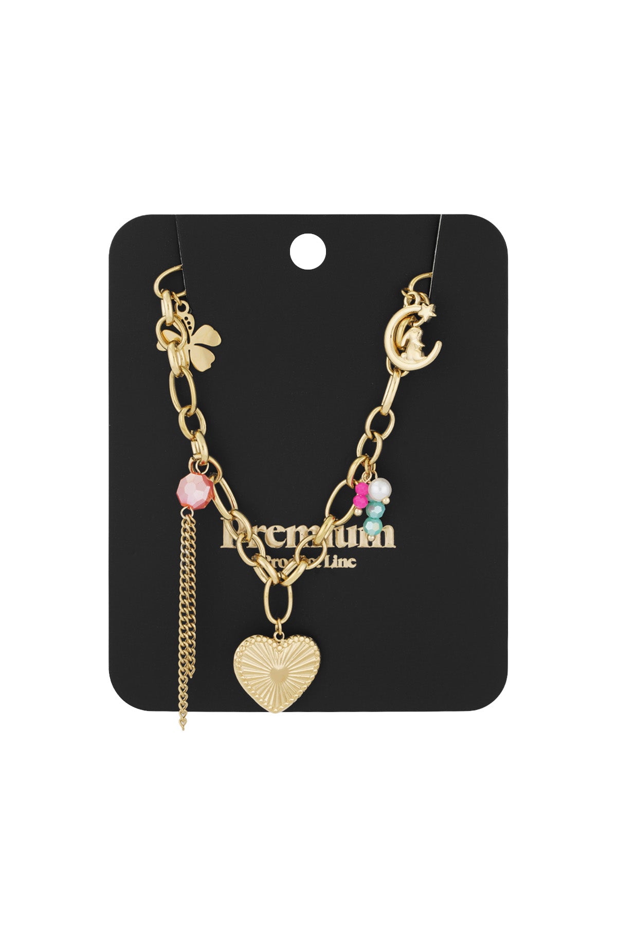 Charm-Halskette Loop Dreams - Goldfarben