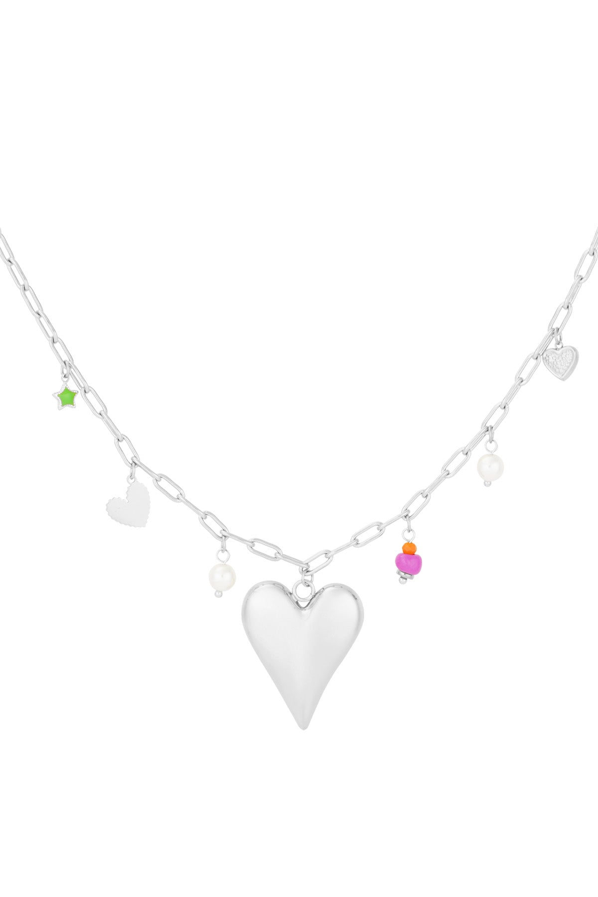 Charm-Halskette „Love Moment“ – Goldfarben