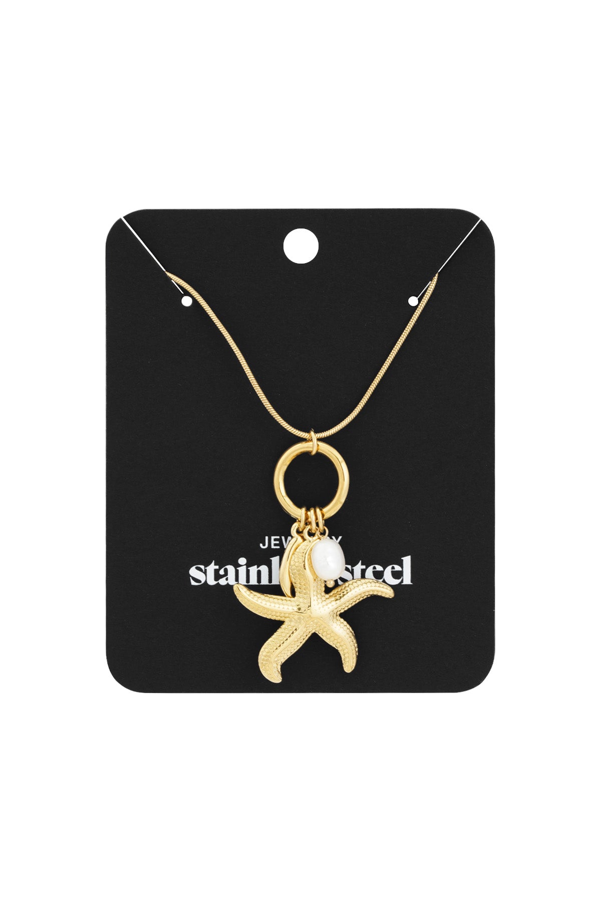 Halskette „Stern des Meeres“ – Goldfarben
