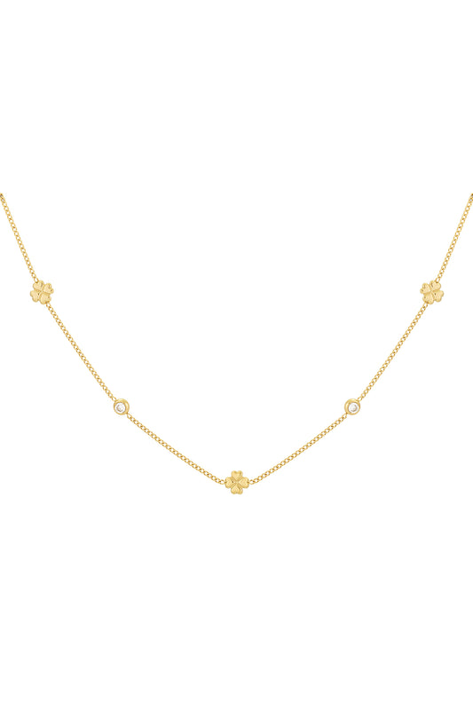 Glänzende Glückskette - Goldfarben