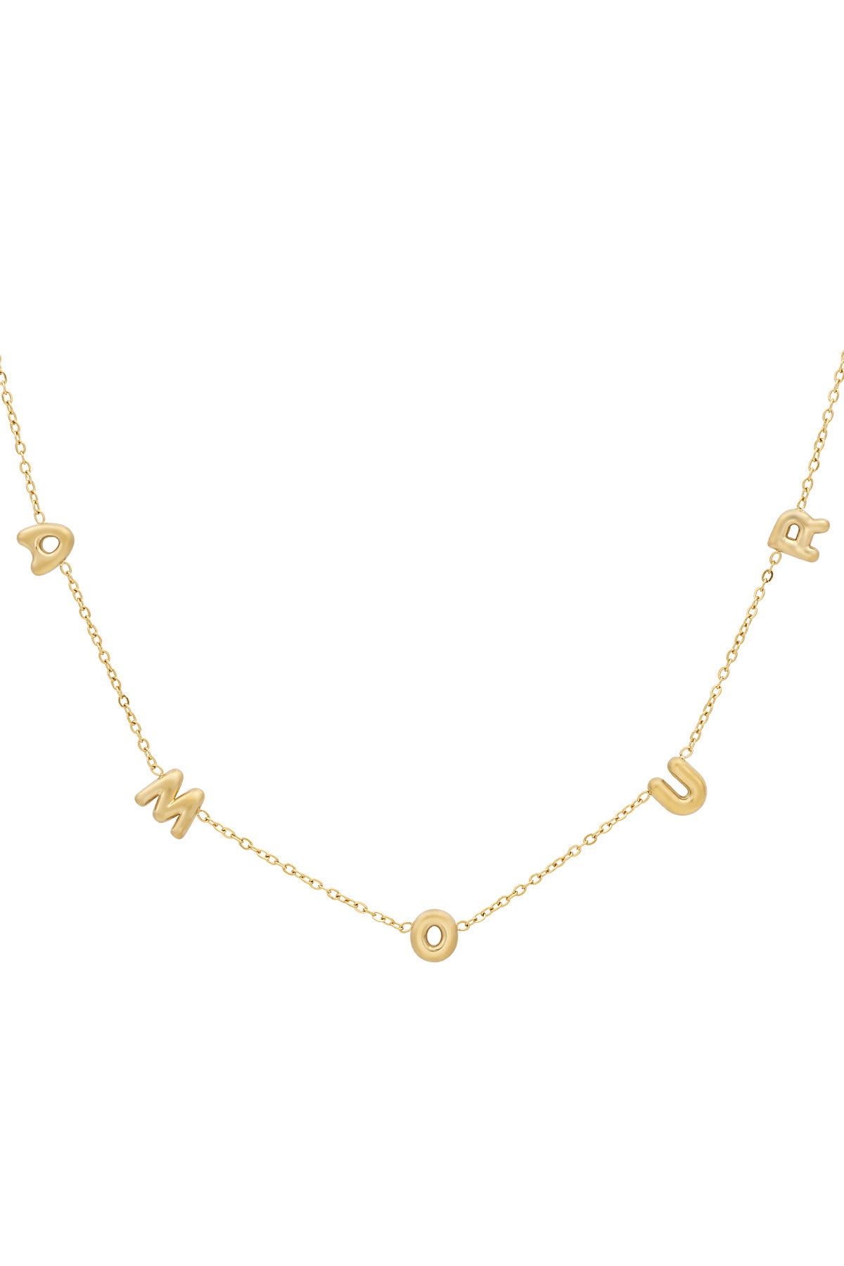 Amour-Halskette – Goldfarben