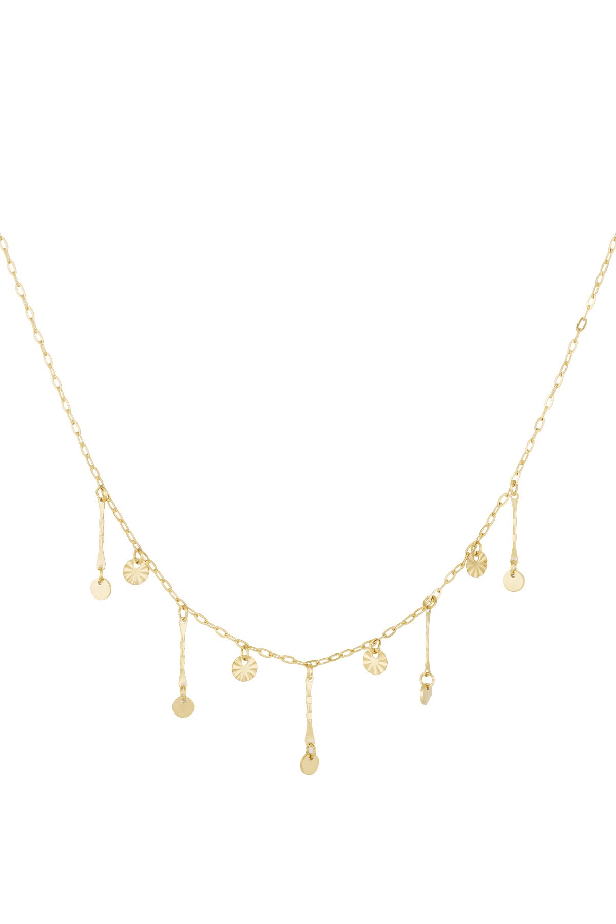 Golden Glimmer Halskette