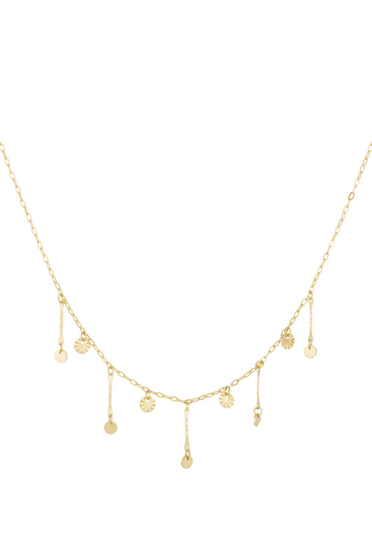 Golden Glimmer Halskette