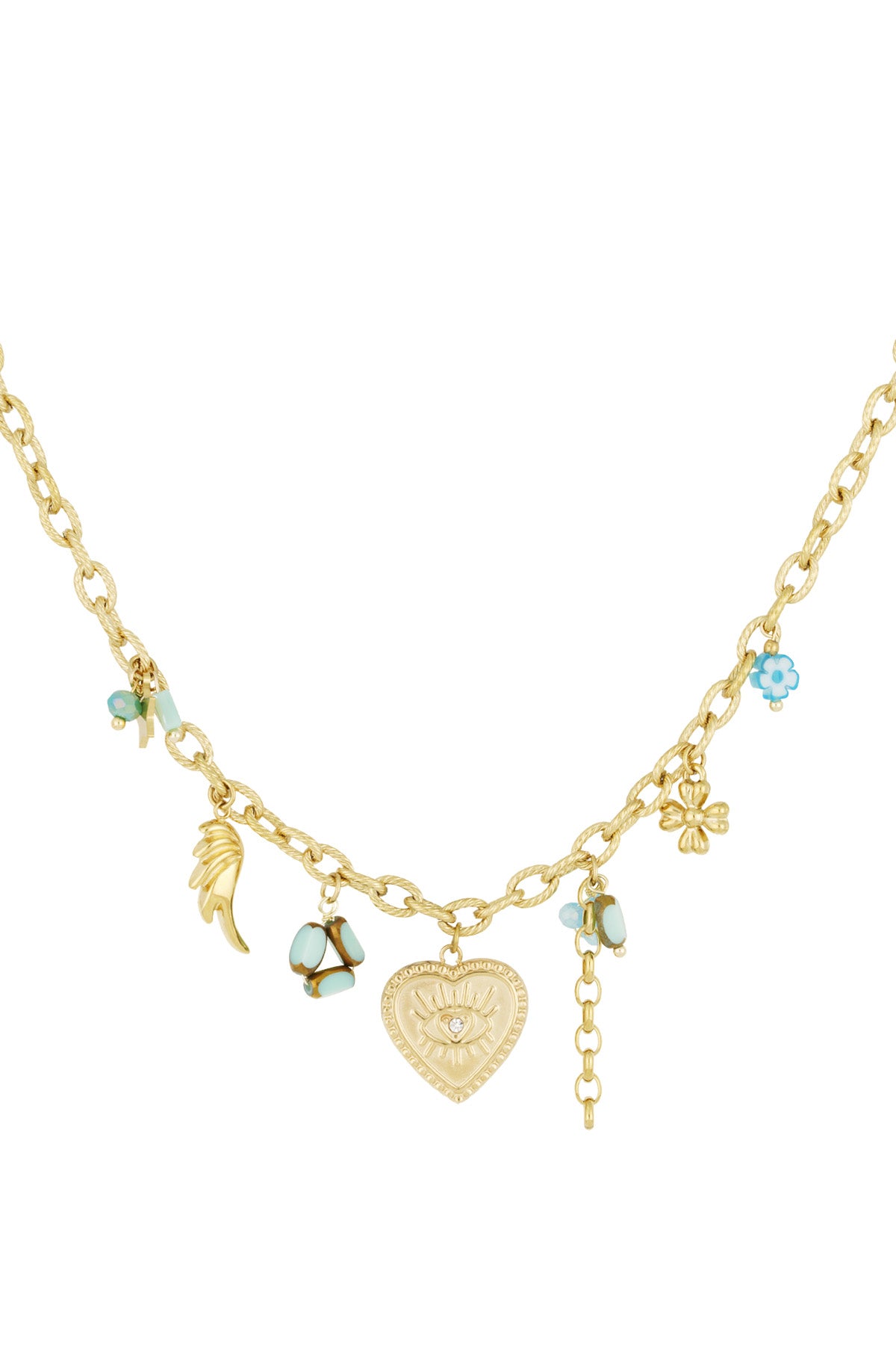 Charm-Halskette - Goldfarben