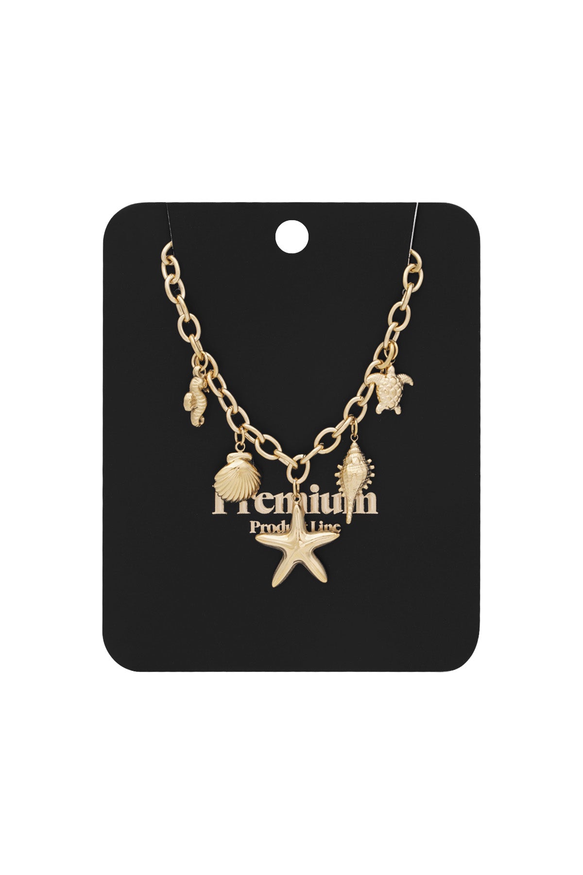 Meeresbrise-Halskette - Goldfarben