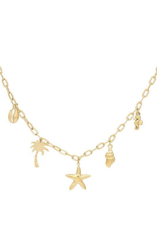 Halskette „Ocean Escape“ – Goldfarben